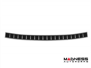 FIAT 500e Gen2 Bumper Sill Protector - Rear - Stainless Steel w/ Carbon Fiber Accents 2024-2024